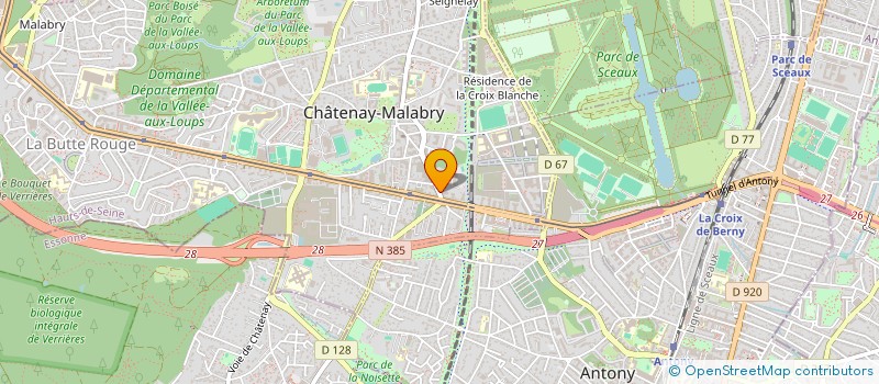 localisation de l'entreprise @EFP FORMATION  CHATENAY-MALABRY