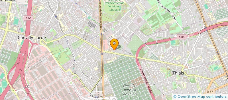 localisation de l'entreprise EFP SERVICES à THIAIS