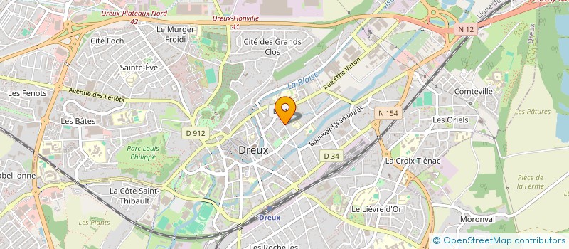 localisation de l'entreprise EFPEA à DREUX