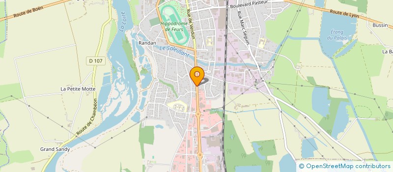 localisation de l'entreprise EFPEK  FEURS