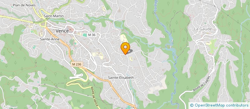 localisation de l'entreprise EFQNG  VENCE