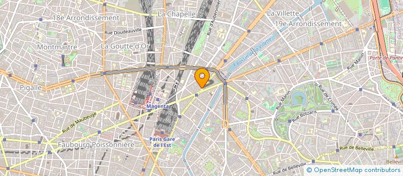 localisation de l'entreprise EFR BAT  PARIS