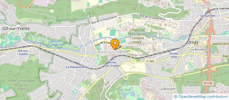 localisation de l'entreprise EFR ENTREPRISE à BURES-SUR-YVETTE