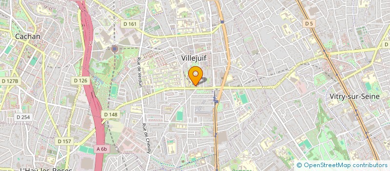 localisation de l'entreprise EFREI AIDES HUMANITAIRES à VILLEJUIF