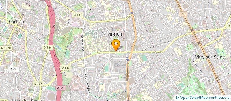 localisation de l'entreprise EFREI FORMATION  VILLEJUIF