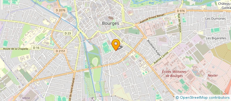 localisation de l'entreprise EFRITS  BOURGES