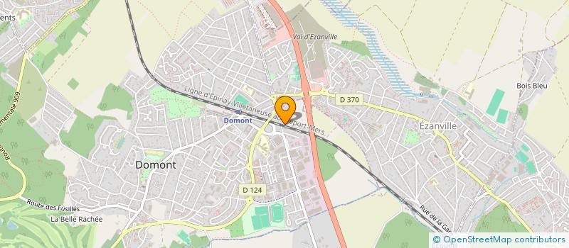 localisation de l'entreprise EFS  DOMONT