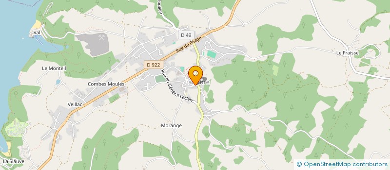 localisation de l'entreprise EFSA - ECOLE DE FOOT SUMENE ARTENSE à CHAMPS-SUR-TARENTAINE-MARCHAL