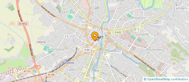 localisation de l'entreprise EFSANE  CASTRES