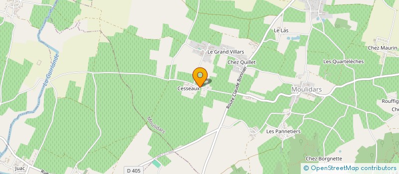 localisation de l'entreprise EFSC IMMO à MOULIDARS