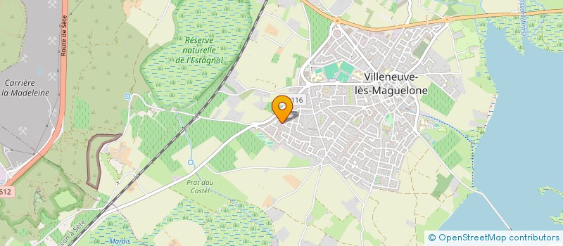 localisation de l'entreprise EFSG  VILLENEUVE-LES-MAGUELONE