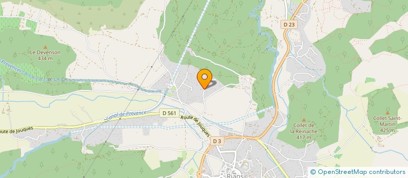 localisation de l'entreprise EFSY  RIANS