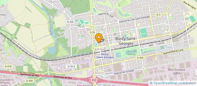 localisation de l'entreprise EFSY  BUSSY-SAINT-GEORGES