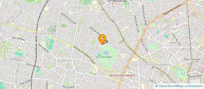 localisation de l'entreprise EFT  BORDEAUX