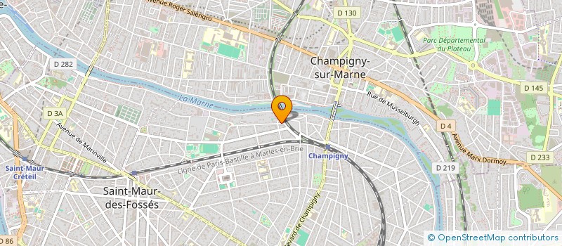 localisation de l'entreprise EFTALI à SAINT-MAUR-DES-FOSSES
