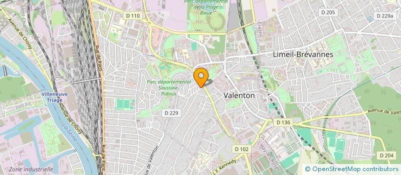 localisation de l'entreprise EFTALIA à VALENTON