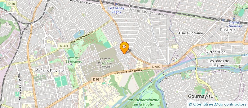 localisation de l'entreprise EFTEK à NEUILLY-SUR-MARNE