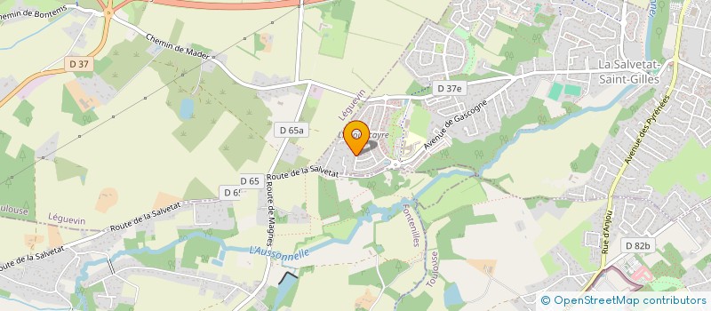 localisation de l'entreprise EFTELIA  LA SALVETAT-SAINT-GILLES