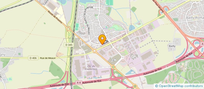 localisation de l'entreprise EFTS  SERRIS