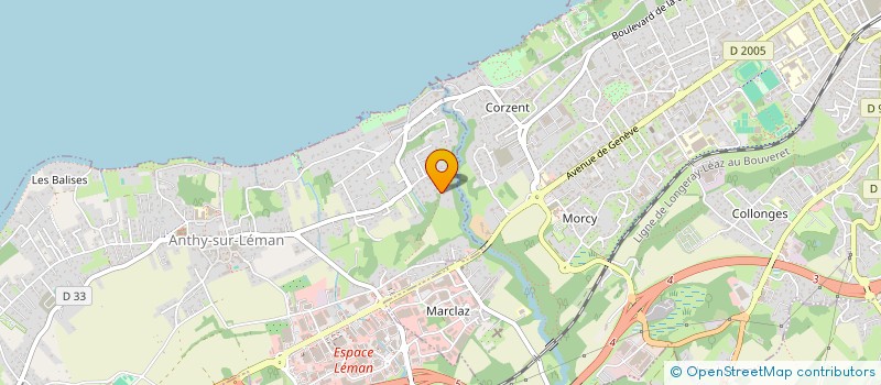 localisation de l'entreprise EFU - RHONE ALPES AUVERGNE à ANTHY-SUR-LEMAN