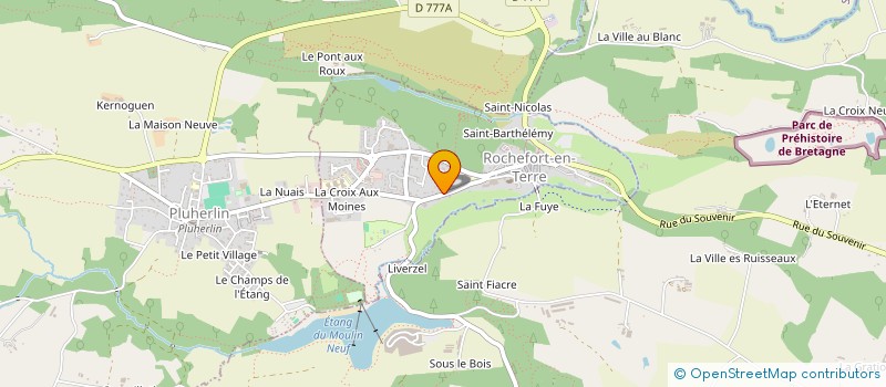 localisation de l'entreprise EFW CONSULT à ROCHEFORT-EN-TERRE