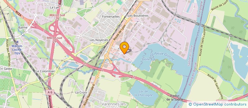 localisation de l'entreprise EFY à MACON