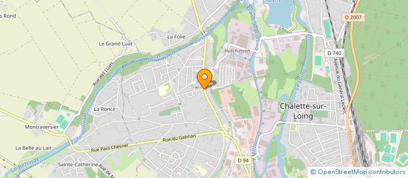 localisation de l'entreprise EFY 45 à CHALETTE-SUR-LOING