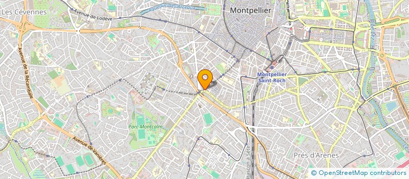 localisation de l'entreprise EFY55 à MONTPELLIER