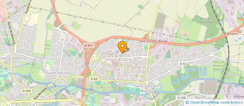 localisation de l'entreprise EFYB  SAINT-NICOLAS