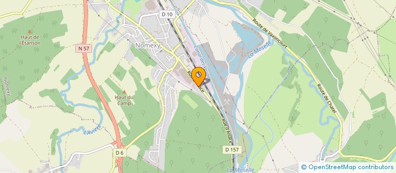 localisation de l'entreprise EFYCAS à NOMEXY