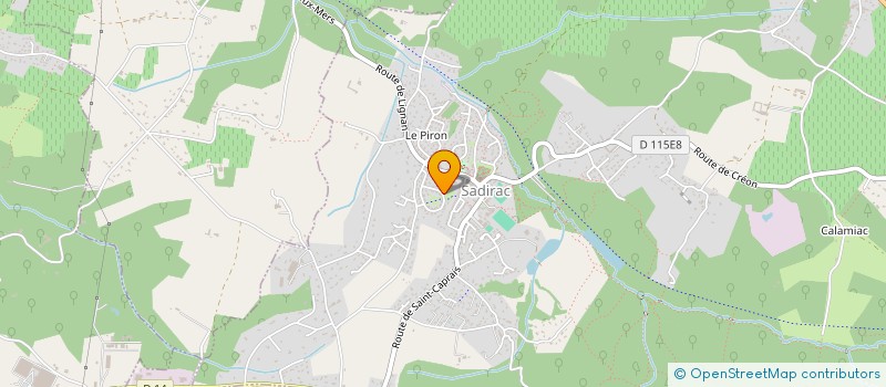 localisation de l'entreprise EFYKA  SADIRAC