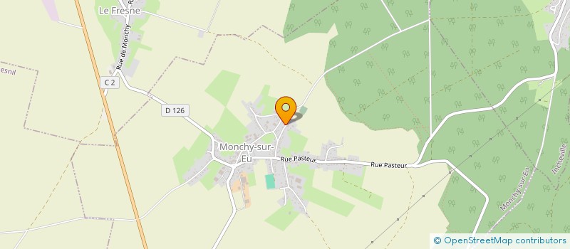 localisation de l'entreprise EFYPE à MONCHY-SUR-EU