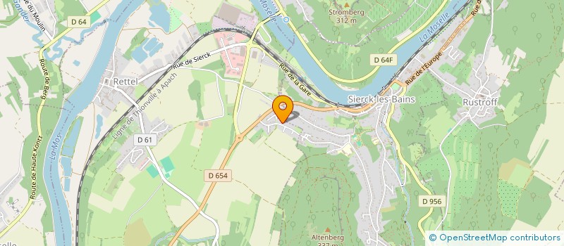 localisation de l'entreprise EFZ COURTAGE  RETTEL