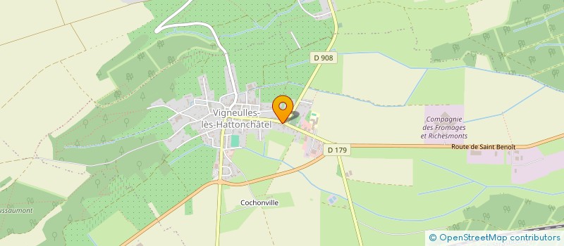 localisation de l'entreprise EG 4 IMMOB à VIGNEULLES-LES-HATTONCHATEL