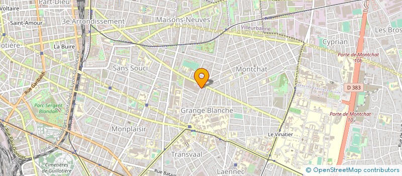 localisation de l'entreprise EG 7 CET  LYON