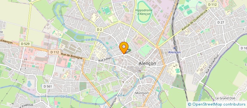 localisation de l'entreprise EG à ALENCON
