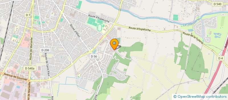 localisation de l'entreprise EG AGEN à MONTELIMAR