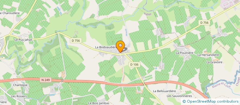 localisation de l'entreprise EG AMENAGEMENT à VALLET