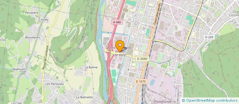 localisation de l'entreprise EG AUTO SERVICE  LE PONT-DE-CLAIX