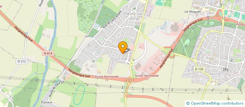 localisation de l'entreprise EG.BAT  SAINT-ANDRE-SUR-ORNE