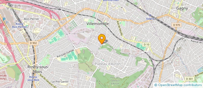 localisation de l'entreprise EG-BAT à LIVRY-GARGAN