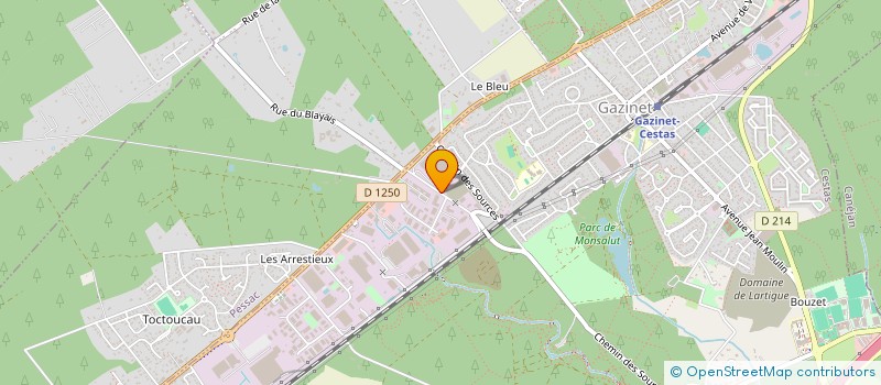 localisation de l'entreprise EG.BAT-HOME  PESSAC
