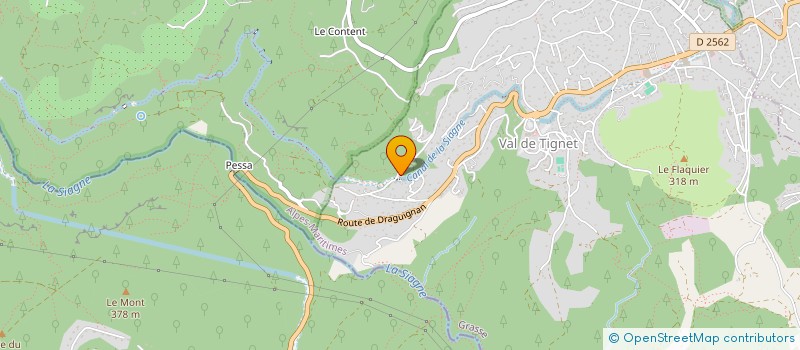 localisation de l'entreprise EG-BATIMENT à LE TIGNET