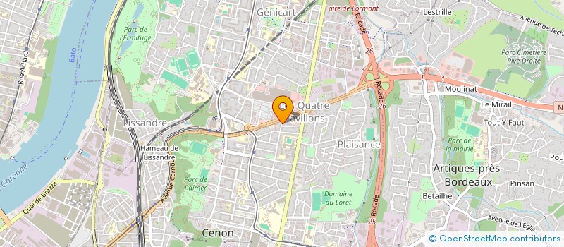 localisation de l'entreprise EG BATIMENT  BORDEAUX