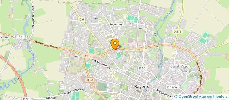 localisation de l'entreprise EG BESSIN à BAYEUX