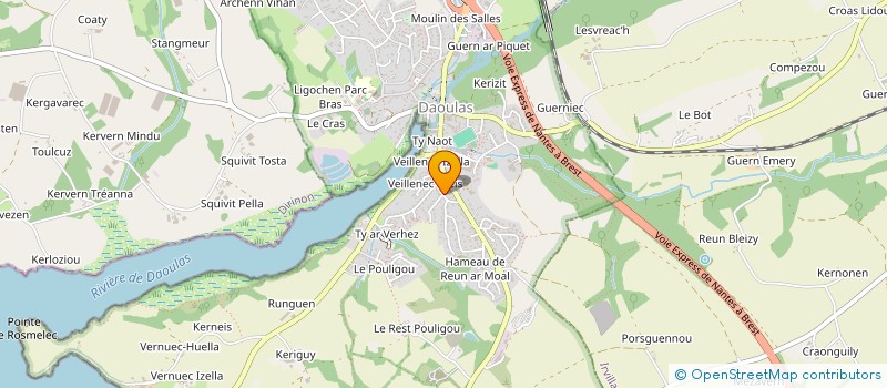 localisation de l'entreprise EG CAPITAL  DAOULAS