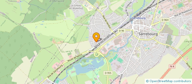 localisation de l'entreprise EG CARRELAGE  SARREBOURG