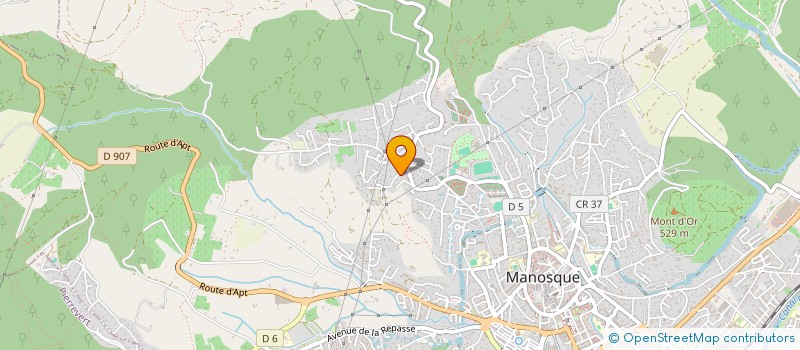 localisation de l'entreprise EG COMPTAGE à MANOSQUE