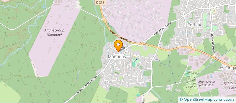 localisation de l'entreprise EG CONSEIL & MARKETING  SAINT-MEDARD-EN-JALLES