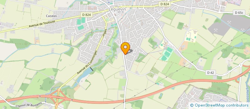 localisation de l'entreprise EG-CONSEILS  LEGUEVIN